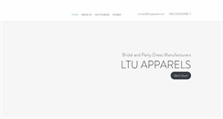 Desktop Screenshot of ltuapparels.com